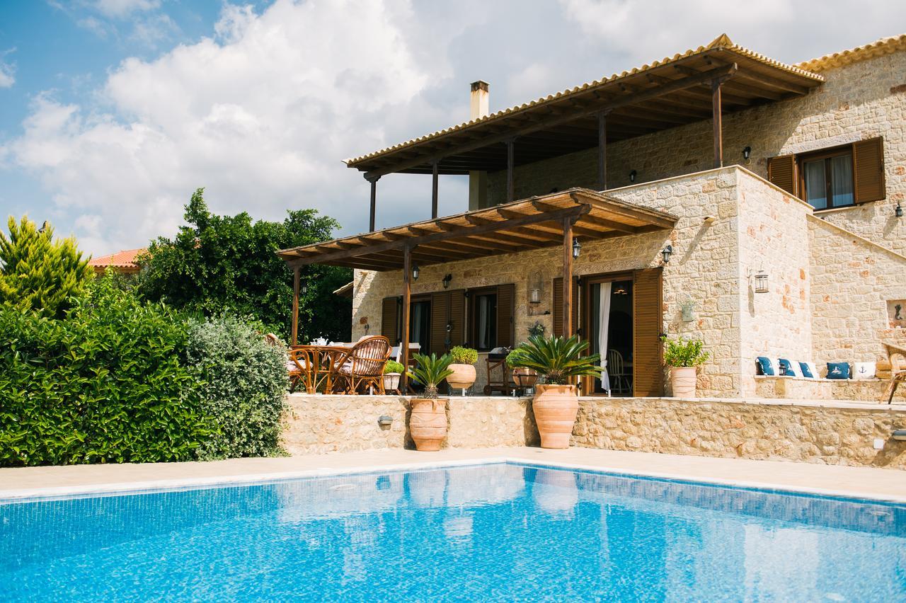 Lena'S Villa Stoupa Bagian luar foto