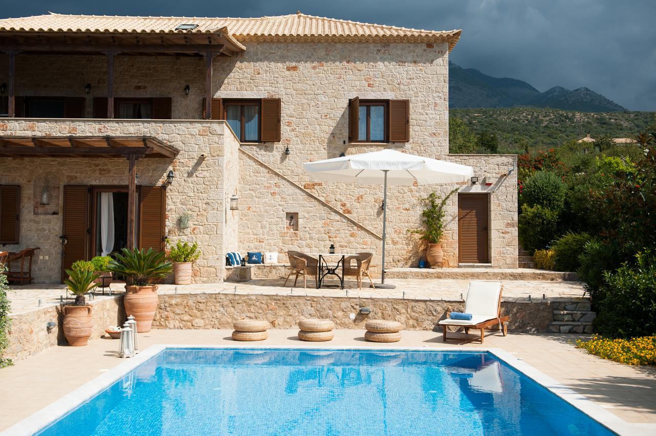Lena'S Villa Stoupa Bagian luar foto