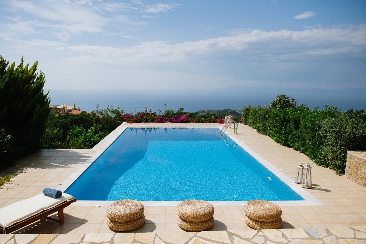 Lena'S Villa Stoupa Bagian luar foto