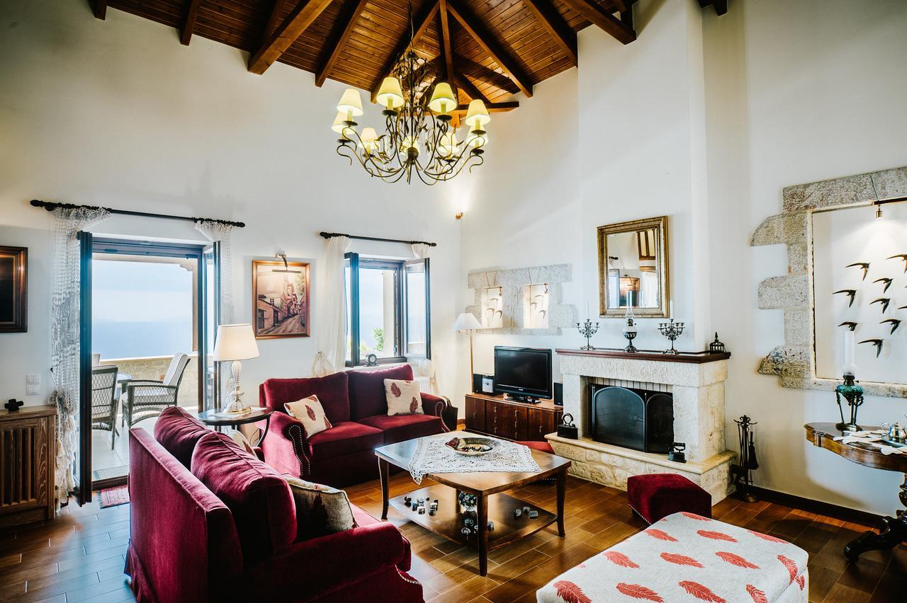 Lena'S Villa Stoupa Bagian luar foto